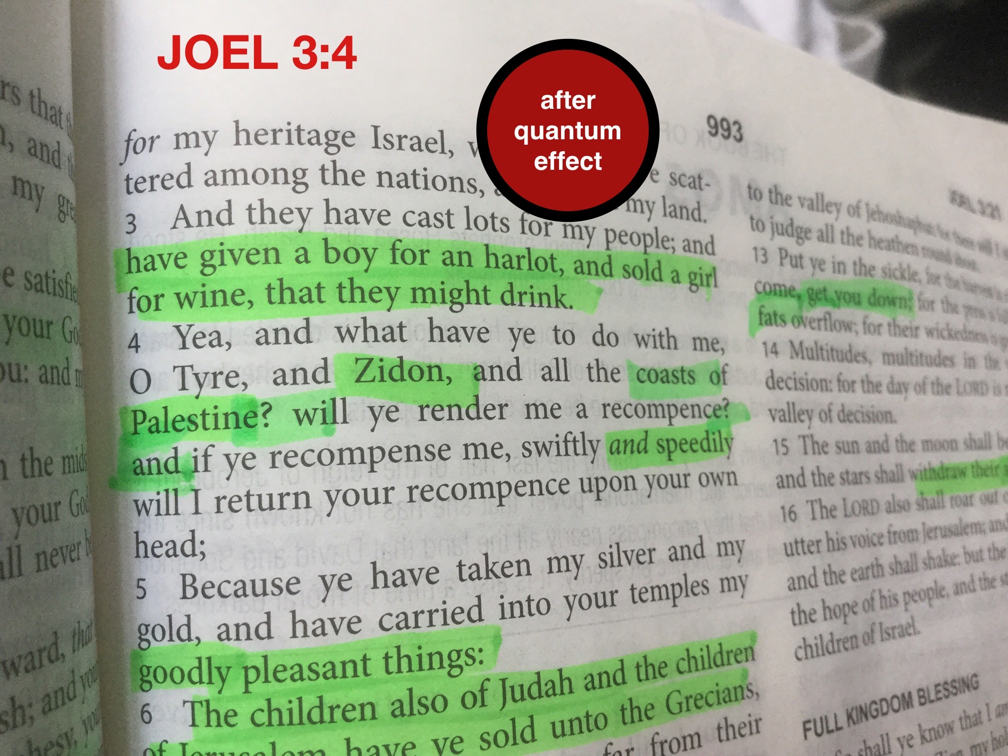 Punctuation anomalies in KJV