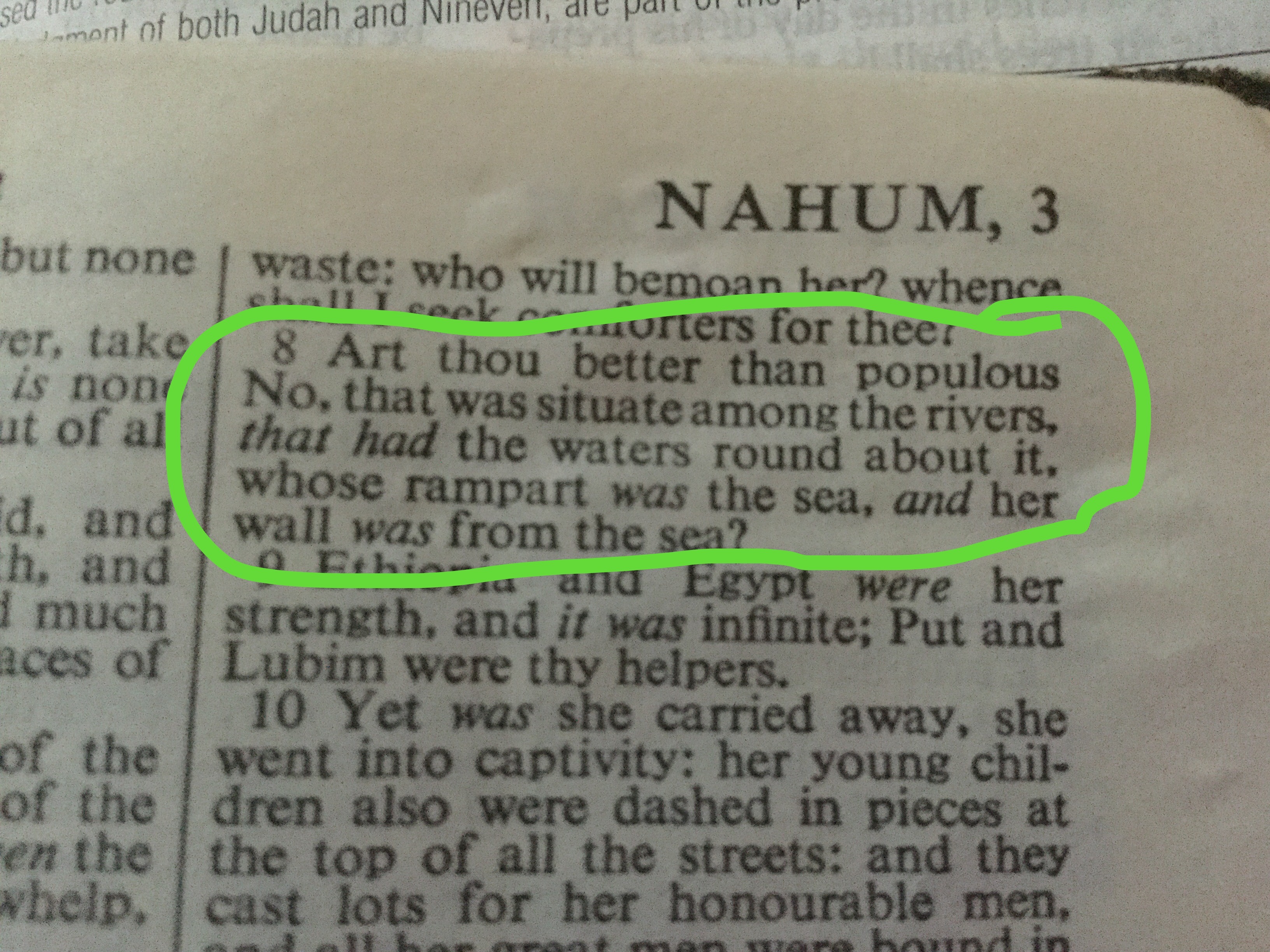 Supernatural Bible change example