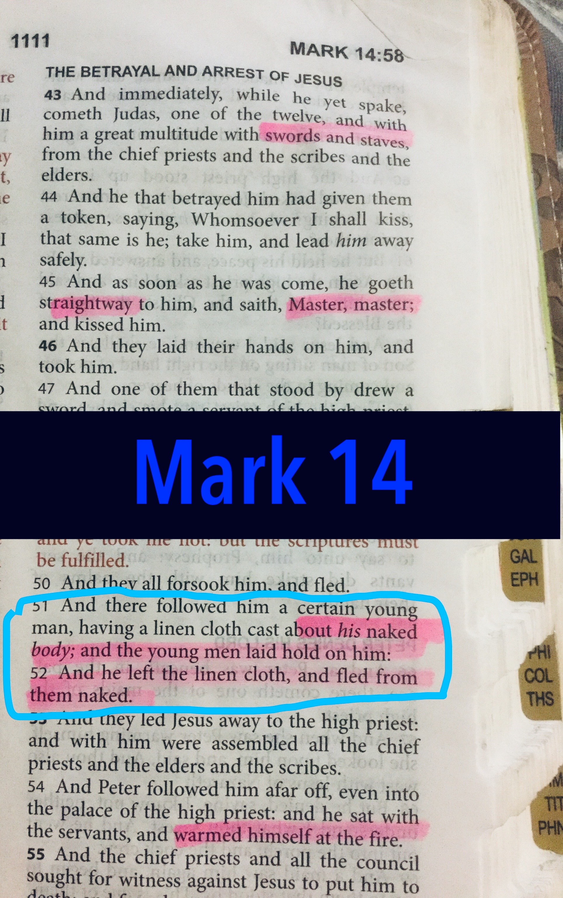 KJV change documentation