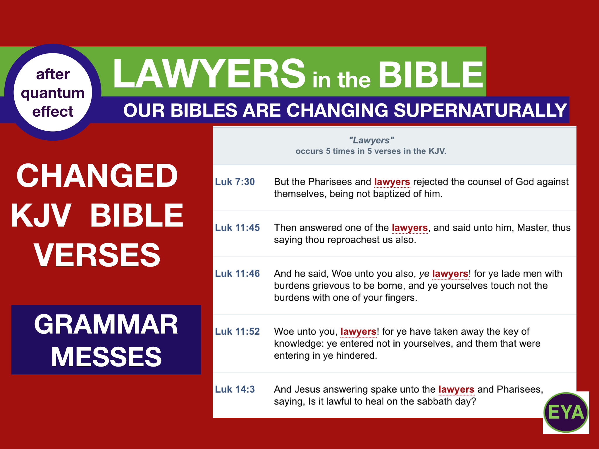 KJV doctrinal change