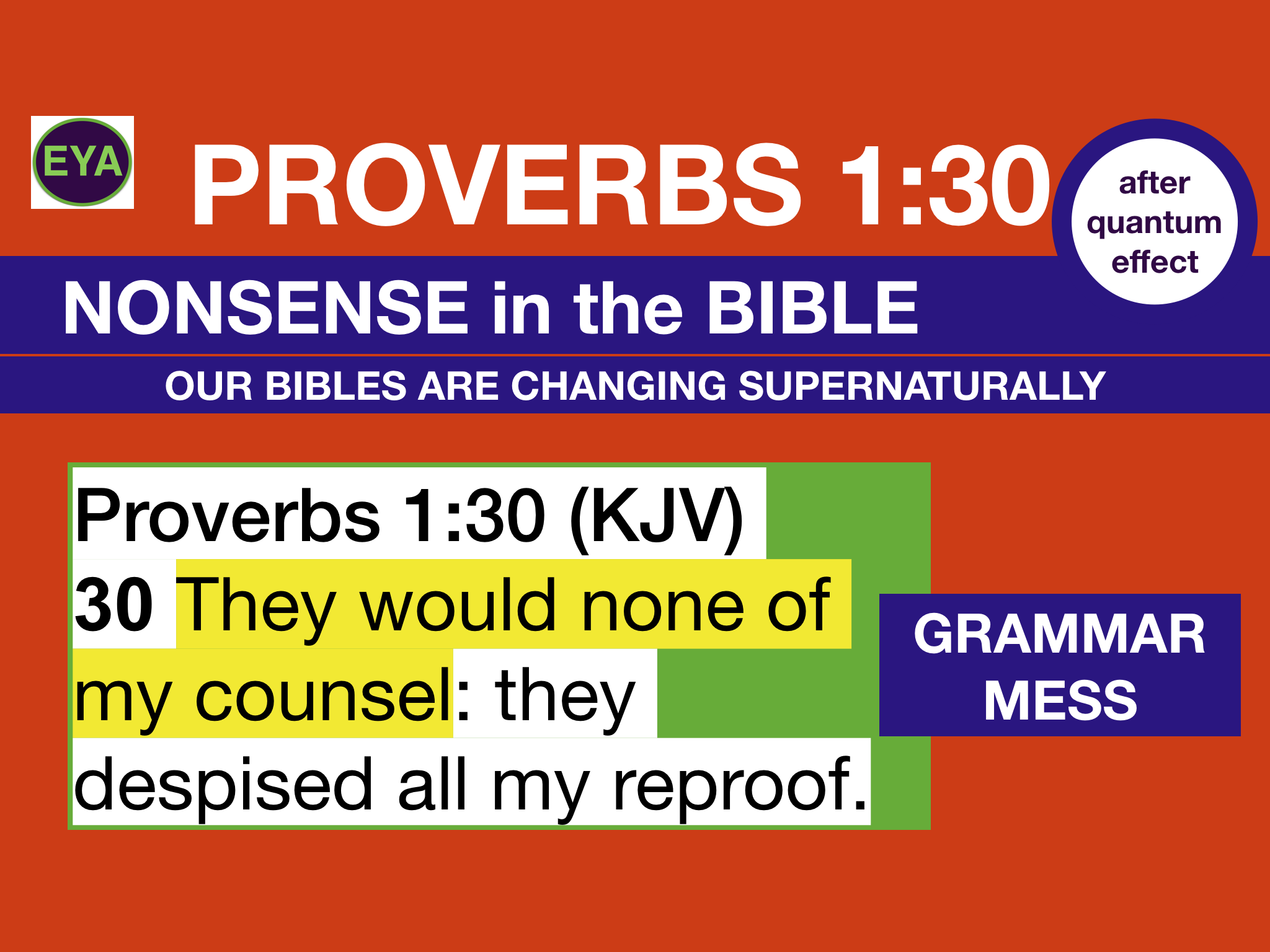 Isaiah 11:6 KJV Bible change