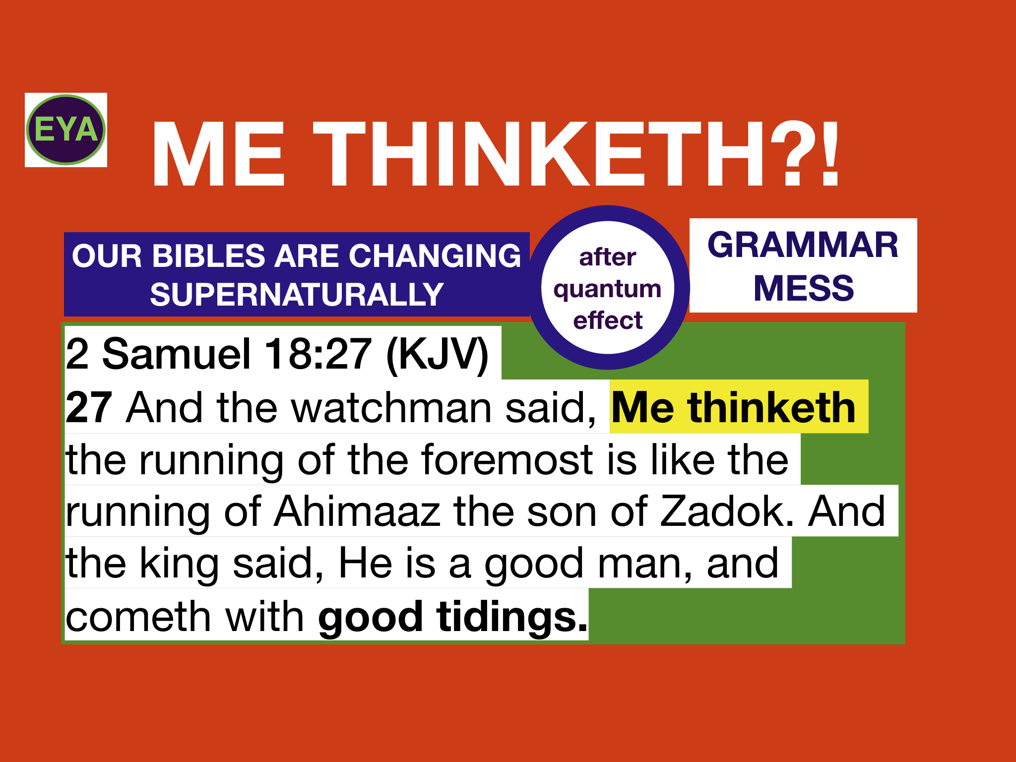 New words in scripture