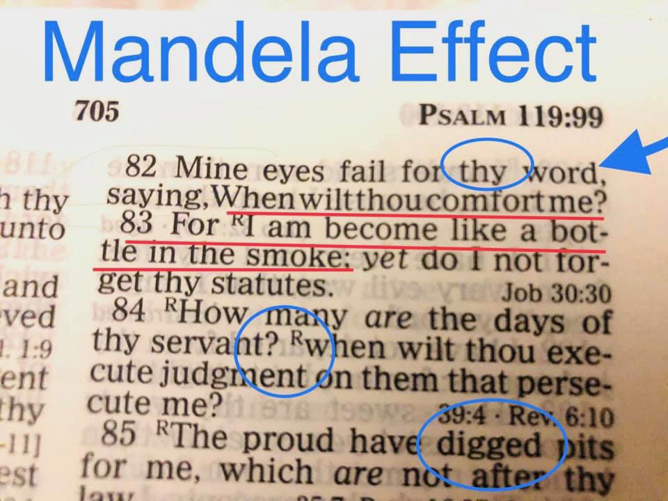 KJV Bible change community example